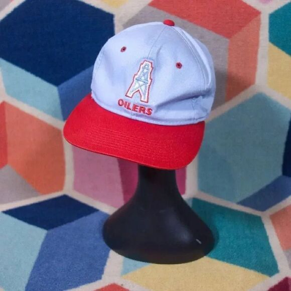 HOUSTON OILERS LOGO Snapback Hat - Picture 2 of 3